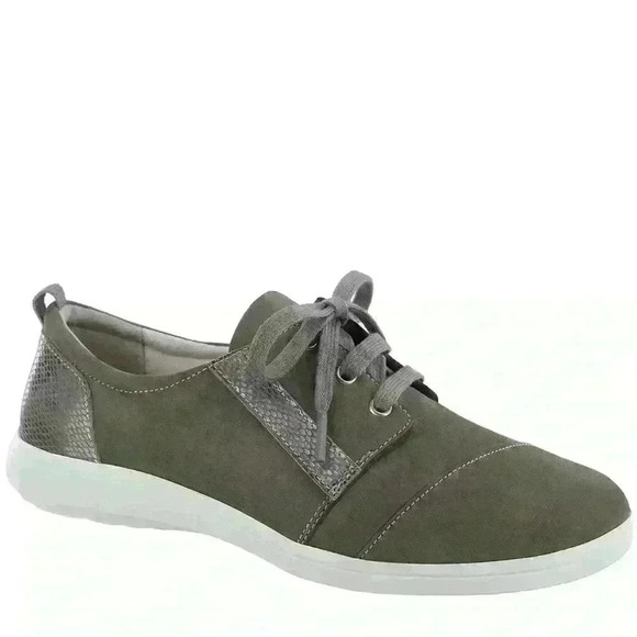 SAS Marnie Snake New w/o Tags Lace Up Leather Sneaker Women Extra Wide Size 10WW - Picture 2 of 14